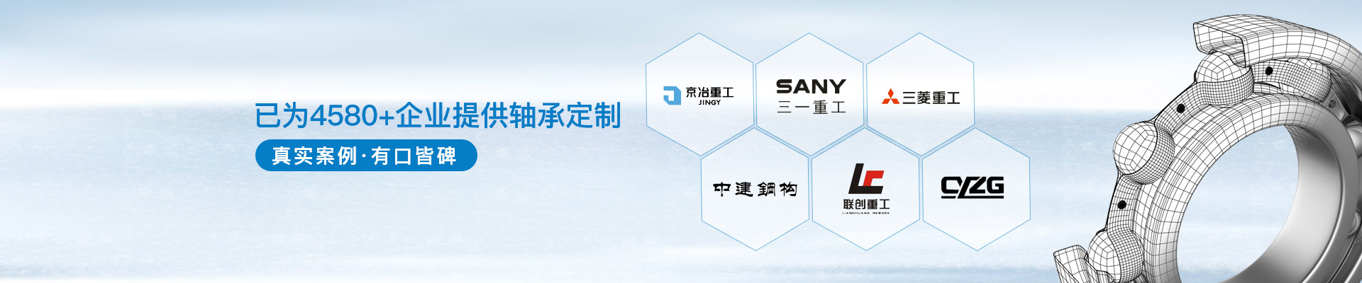 三立軸承：已為4580+企業(yè)提供軸承定制，真實(shí)案例，有口皆碑